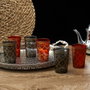 Home Deco Factory Lot de 6 Verres à Thé Mirage 120 ml Assortis