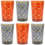 Home Deco Factory Lot de 6 Verres à Thé Mirage 120 ml Assortis