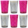Home Deco Factory Lot de 6 Verres à Thé Mirage 120 ml Assortis