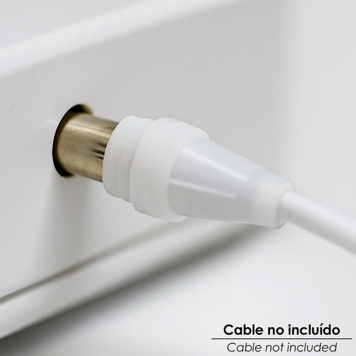 WOLFPACK LINEA PROFESIONAL Connecteur TV Mâle Droit 9,5 mm Blanc WOLFPACK LINEA PROFESIONAL Connecteur TV Mâle Droit 9,5 mm Blanc