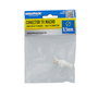 WOLFPACK LINEA PROFESIONAL Connecteur TV Mâle Droit 9,5 mm Blanc