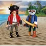 Playmobil 72100 - Coffret cadeau 2 en 1 L'île aux Pirates, 34 pièces, à partir de 4 ans