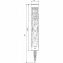 Galix Balise solaire G4465 - Blanc Chaud - H70cm