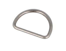 Innspiro Anneau en forme de D Zamak Argent Vieilli 34 mm (Lot de 5)