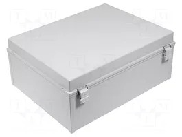 FIBOX CABPC504020G Boîtier mural en polycarbonate gris 500x400x200mm