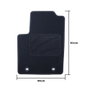 OCC Design Tapis sur mesure pour Ford Ka (2008-2016) 5PZ