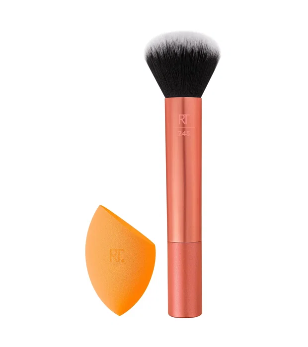 Real Techniques Duo de Mélange Everything Blending - Pinceau 245 et Éponge Miracle Orange Real Techniques Duo de Mélange Everything Blending - Pinceau 245 et Éponge Miracle Orange