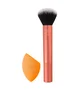 Real Techniques Duo de Mélange Everything Blending - Pinceau 245 et Éponge Miracle Orange