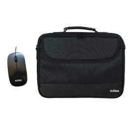 Nilox Maletín Duro 15.6" avec Souris Optique USB 1200 DPI - Protection Ultra Résistante
