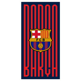 FC BARCELONA - Toalle microfibre 70x140 cm, 100% polyester