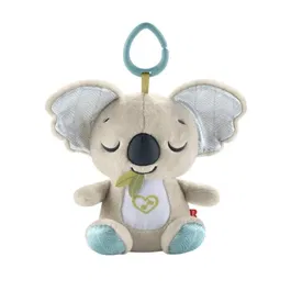 Fisher-Price Doudou Koala à Emporter JBD65 - Veilleuse Musicale en Peluche Apaisante avec Mélodies et Oreilles en Satin pour Bébé