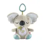 Fisher-Price Doudou Koala à Emporter JBD65 - Veilleuse Musicale en Peluche Apaisante avec Mélodies et Oreilles en Satin pour Bébé