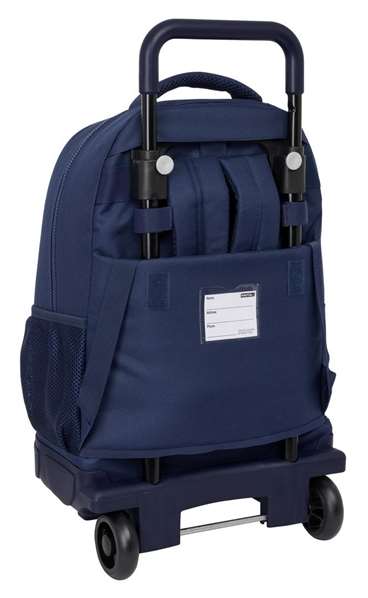 Benetton Sac à dos grand avec roues compact et sac extraible "Flag" 33x45x22 cm - Marque: Benetton