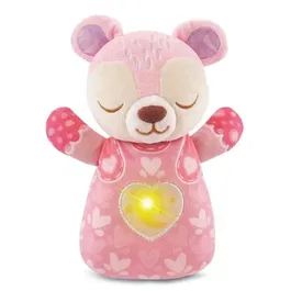 Vtech Baby - Mon Ourson Lumi Dodo Rose - Peluche d'éveil lumineuse et musicale 3 en 1 pour l'apaisement des bébés dès 3 mois