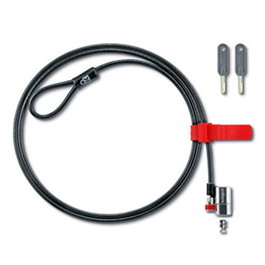 Kensington ClickSafe 461-10169 - Câble antivol pour ordinateur portable à verrouillage par clic, noir, acier haute teneur en carbone