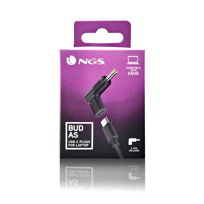 NGS Bud - As Fiche USB Type C Lot de 5 pour Ordinateurs Portables ASUS Recharge Rapide PD 100W NGS Bud - As Fiche USB Type C Lot de 5 pour Ordinateurs Portables ASUS Recharge Rapide PD 100W