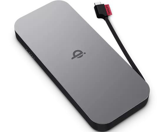 Lenovo - Batterie portable sans fil Lenovo Go - Power Bank 10000mAh - Charge sans fil Qi 15W, USB-C 30W - Compatible PD 3.0 Lenovo - Batterie portable sans fil Lenovo Go - Power Bank 10000mAh - Charge sans fil Qi 15W, USB-C 30W - Compatible PD 3.0
