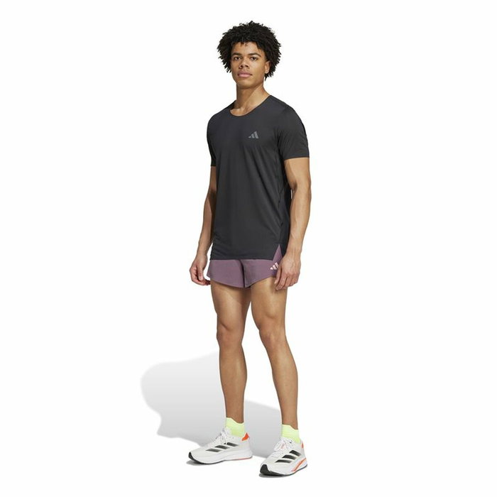 T-shirt à manches courtes homme Adidas Adizero Running Noir