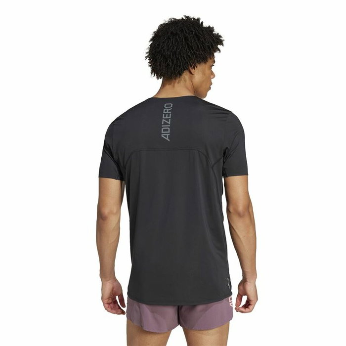 T-shirt à manches courtes homme Adidas Adizero Running Noir
