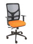 PIQUERAS Y CRESPO Chaise de Bureau Motilla Synchrone Orange et Noir