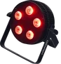 ALGAMLIGHT Projecteur LED 5x10W 4 en 1 RGBW Slim avec DMX512, IP20, 50W - 225x70x220 mm