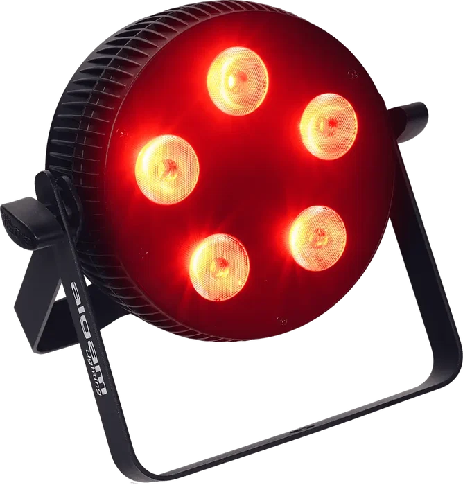 ALGAMLIGHT Projecteur LED 5x10W 4 en 1 RGBW Slim avec DMX512, IP20, 50W - 225x70x220 mm