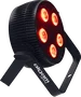 ALGAMLIGHT Projecteur LED 5x10W 4 en 1 RGBW Slim avec DMX512, IP20, 50W - 225x70x220 mm