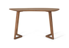 GINER Y COLOMER Bureau en bois d'acacia massif, plateau irrégulier, couleur naturelle, design artisanal