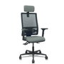 Piqueras y Crespo Bormate - Chaise de bureau ergonomique grise et noire
