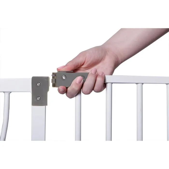 Dreambaby - Barrière de sécurité Liberty, extensible de 126 à 132,5 cm, inclut 2 extensions, Blanche Dreambaby - Barrière de sécurité Liberty, extensible de 126 à 132,5 cm, inclut 2 extensions, Blanche