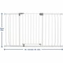 Dreambaby Barrière de sécurité Liberty avec 2 extensions, Blanc