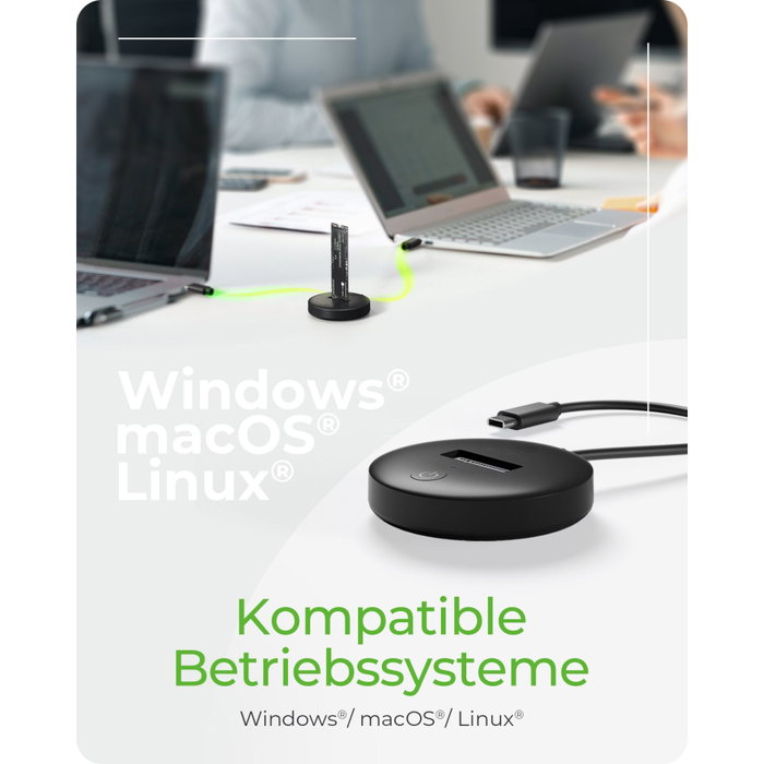 Icy IB-1610MCD-C31 Docking Station M.2 NVMe & SATA SSD Icy IB-1610MCD-C31 Docking Station M.2 NVMe & SATA SSD