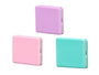 BERILO Miroir Pliable Rectangulaire Assorti 3 Couleurs (Lot de 24) Mancha de Morado, Rose et Vert