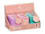 BERILO Miroir Pliable Rectangulaire Assorti 3 Couleurs (Lot de 24) Mancha de Morado, Rose et Vert