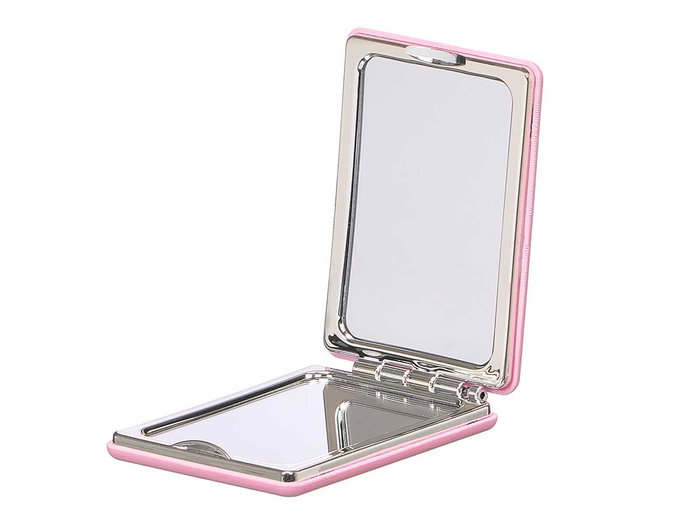 BERILO Miroir Pliable Rectangulaire Assorti 3 Couleurs (Lot de 24) Mancha de Morado, Rose et Vert