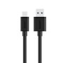 Unitek Câble USB A vers USB C Y-C474BK+ Noir 1 m