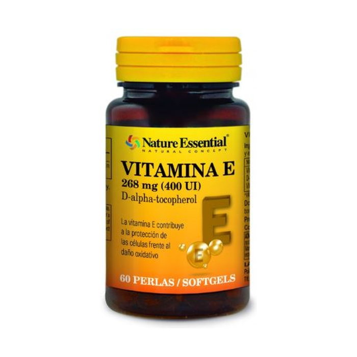 Nature Essential Vitamine E 400UI Naturelle 60 perles