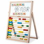 Lisciani Giochi Mes premières compétences - Chevalet Montessori double face avec lettres et chiffres magnétiques