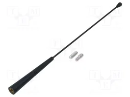 PER.PIC. Mât d'antenne noir 280mm M5/M6