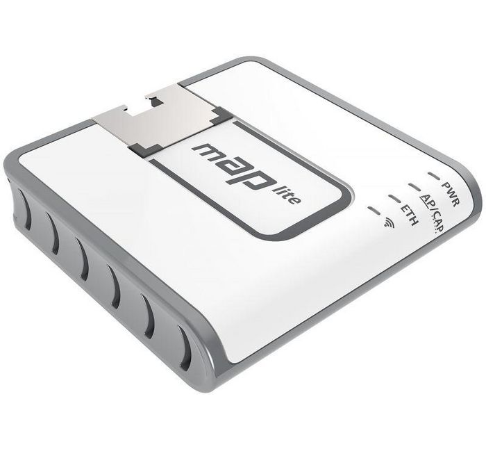 MikroTik mAP lite - Routeur et point d'accès sans fil 802.11b/g/n 2.4 GHz 3.5 W, très compact (48x49x11 mm), système RouterOS MikroTik mAP lite - Routeur et point d'accès sans fil 802.11b/g/n 2.4 GHz 3.5 W, très compact (48x49x11 mm), système RouterOS