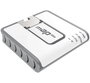 MikroTik mAP lite - Routeur et point d'accès sans fil 802.11b/g/n 2.4 GHz 3.5 W, très compact (48x49x11 mm), système RouterOS