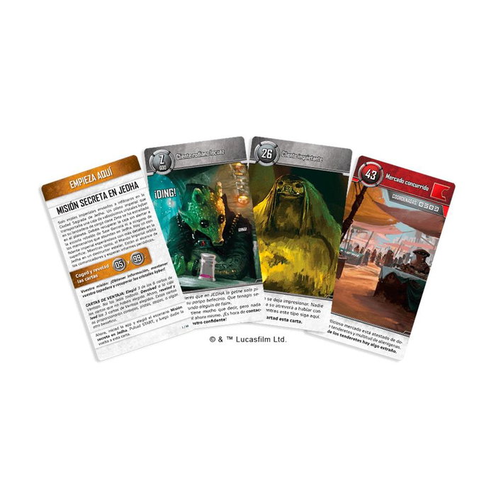 Asmodee SCUNLSW01ES Star Wars Escape Game - Jeu de cartes escape room - Espagnol - 1 à 6 joueurs - 60 min Asmodee SCUNLSW01ES Star Wars Escape Game - Jeu de cartes escape room - Espagnol - 1 à 6 joueurs - 60 min