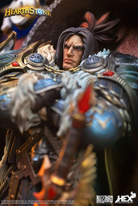 HEX Collectibles Statuette 3D Art Frame Varian Wrynn Hearthstone HEX Collectibles Statuette 3D Art Frame Varian Wrynn Hearthstone