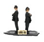 SD TOYS Pack de 2 figurines Jake et Elwood Blues Brothers 18 cm