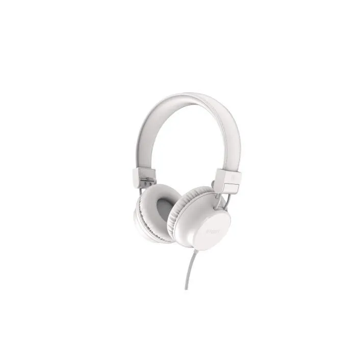 RYGHT Casque Filaire NIMA Blanc Nacré - Son Haute Qualité, Pliable - Connexion Jack 3.5mm - Pour Mélomanes RYGHT Casque Filaire NIMA Blanc Nacré - Son Haute Qualité, Pliable - Connexion Jack 3.5mm - Pour Mélomanes