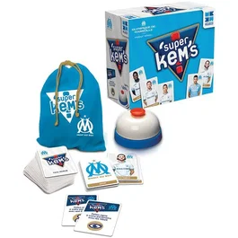Megableu Super Kems Olympique de Marseille - Jeu de société sur l'OM - Version française - Dès 6 ans - Pour famille et amis
