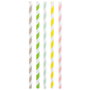 Cook Concept Lot de 50 pailles fantaisie en papier