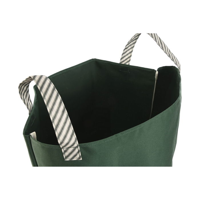 Sac à déchets de jardin Home ESPRIT Blanc Vert Coton 40 x 40 x 60 cm
