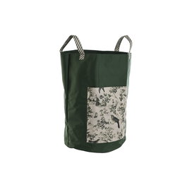 Sac à déchets de jardin Home ESPRIT Blanc Vert Coton 40 x 40 x 60 cm