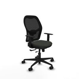 PIQUERAS Y CRESPO Chaise Jorquera Synchrone/Traslack Noir